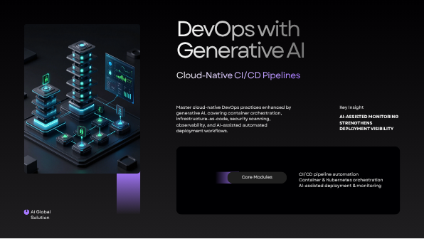 Advanced DevOps with Generative AI course visual