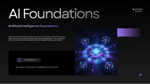 Artificial Intelligence course visual