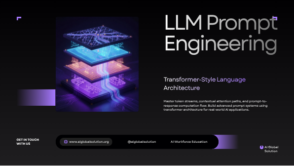 LLM Prompt Engineering course visual