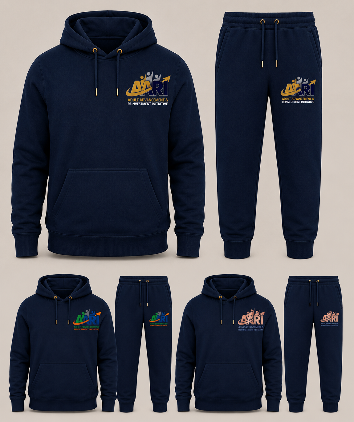 AARI navy tracksuit collection