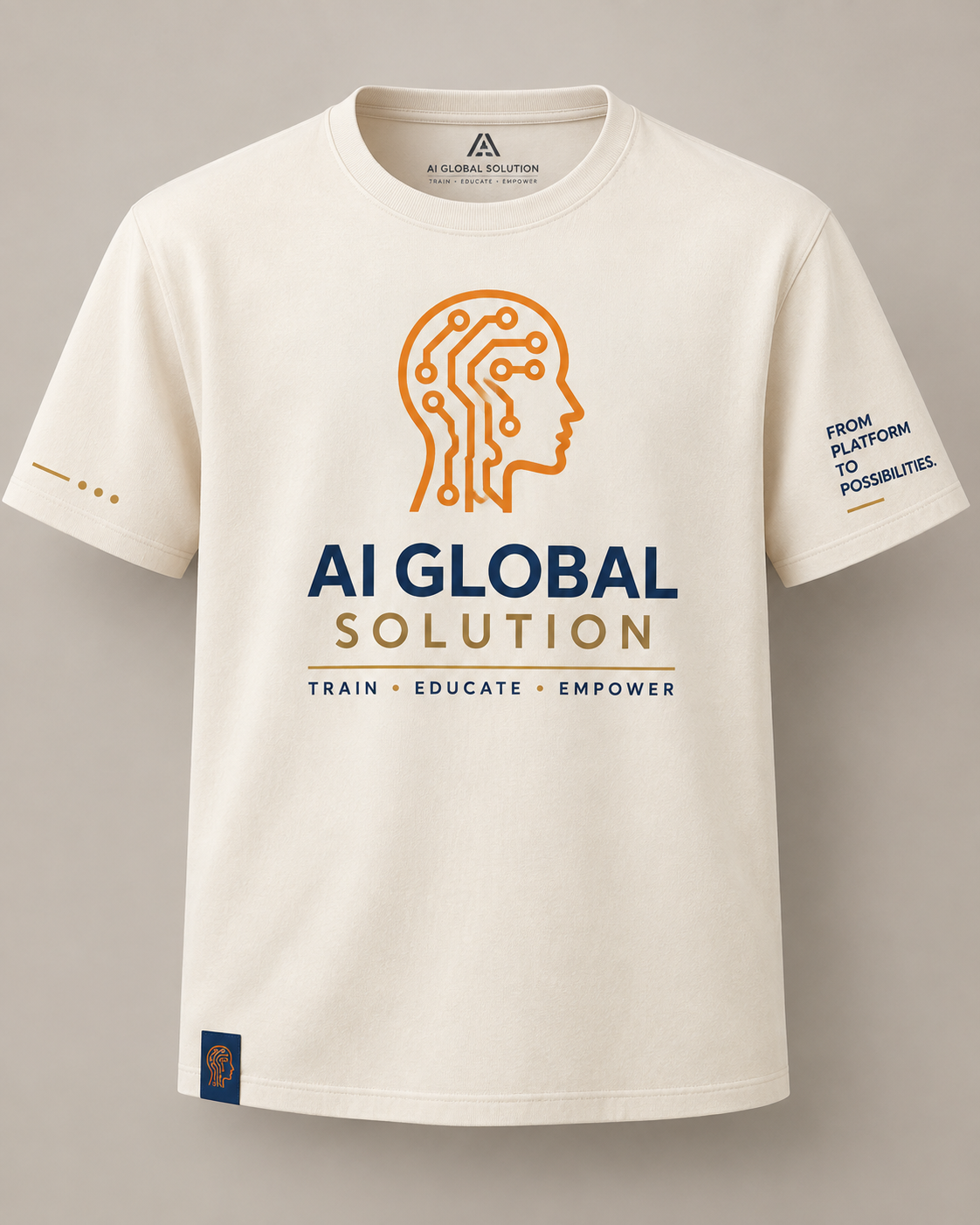 AI Global Solution Visionary statement T-shirt