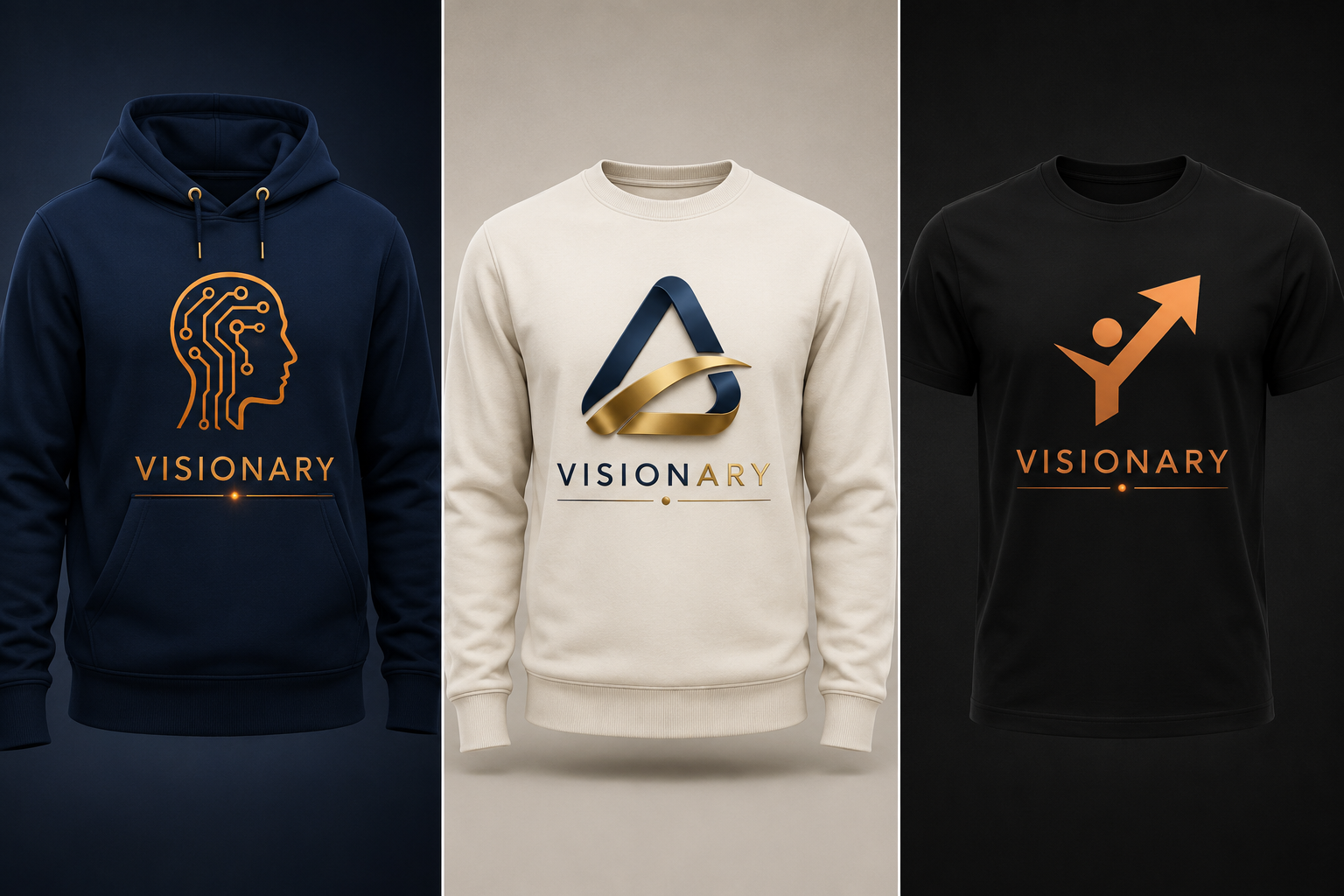 Visionary collection hoodie crewneck and T-shirt
