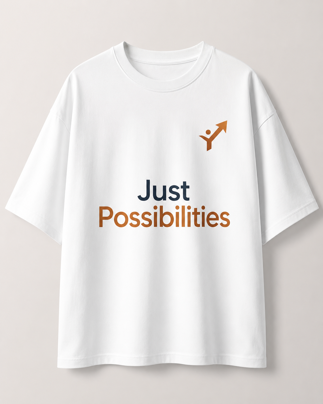 YARI Just Possibilities white T-shirt